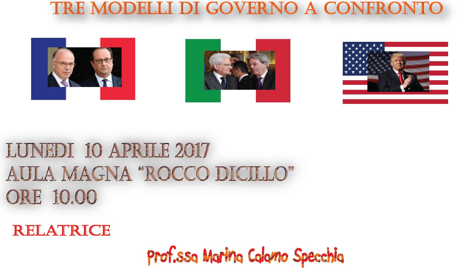 confronto modelli di governo